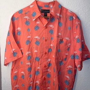 Weekender Flamingo Tshirt Button Down